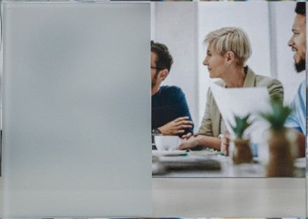 White Matte Window Film